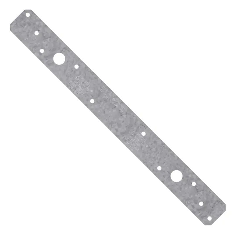 18" Medium-Strength Stainless Steel Strap Tie – 18-Gauge 1