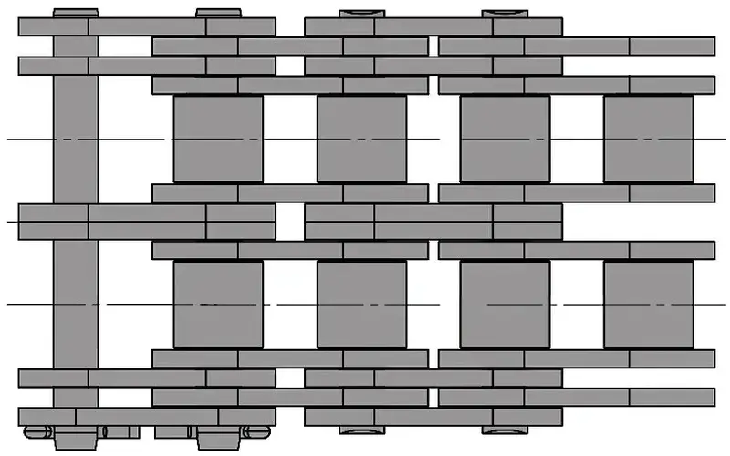 200-Tc Triple-Capacity Roller Chain – Ansi #200 1