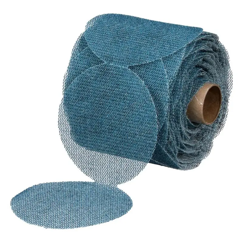 3M Blue Net Sanding Disc Roll, 80+ Grit, 3 In Diameter, Low-Dust Abrasive (7100254375) – 8-Pack 1