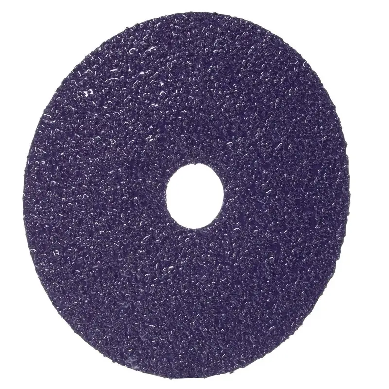 3M Cubitron Ii 1182C Fibre Disc, 36+ Grit, 4" X 0.625", Die 400Ff, Purple, 100-Pack 1