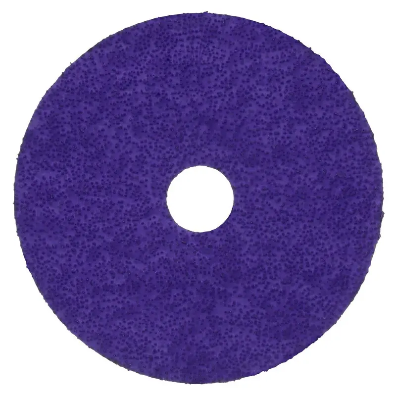 3M Cubitron Ii 1187C Fibre Disc, 36+ Grit, 4" X 0.625" Center Hole, Purple, Precision Ceramic Grain, Medium-High Pressure Applications, 100-Pack 1