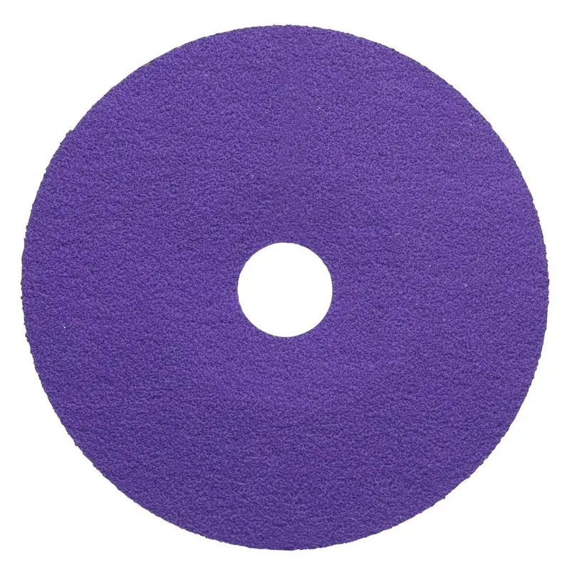3M Cubitron Ii 4-1/2" Fibre Disc, Purple, P80+ Grit, Die 450E (100-Pack) 1