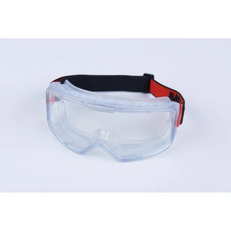 3M Gogglegear 3000 Protective Goggles – Clear Anti-Fog/Anti-Scratch Polycarbonate Lens, Cloth Strap, Pvc Shroud, 10-Pair Pack 1