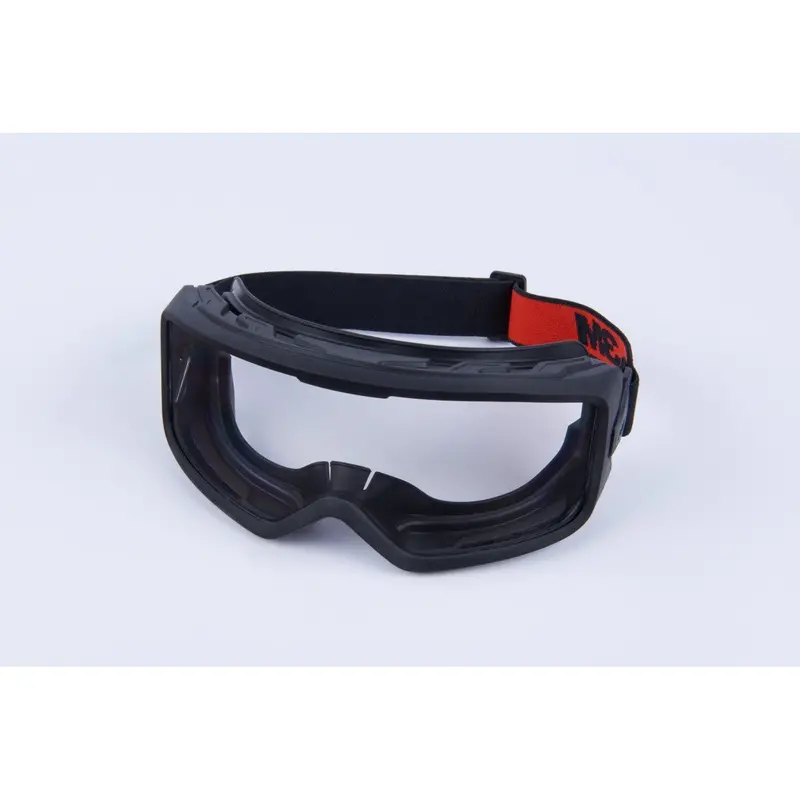3M Gogglegear 3000 Protective Goggles – Clear Scotchgard Anti-Fog & Scratch-Resistant Lens, Tpv Shroud, Cloth Strap, 10-Pair Bundle 1