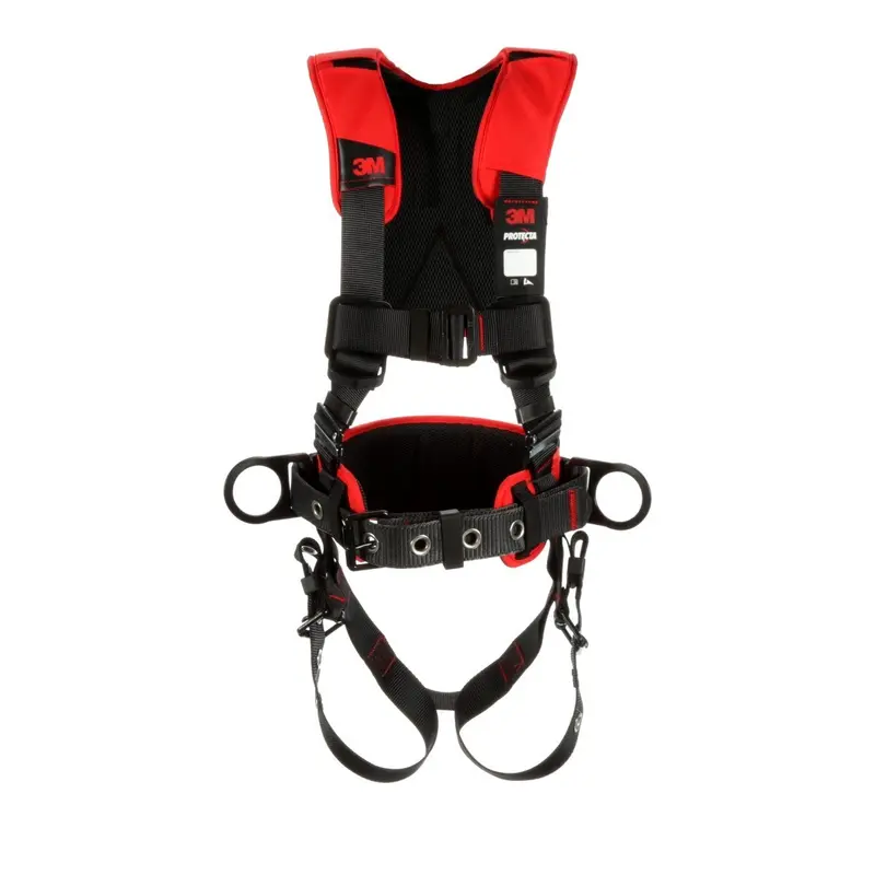 3M Protecta Comfort Construction Harness — Black, Medium-Large, 60-Pack (7100232012) 1