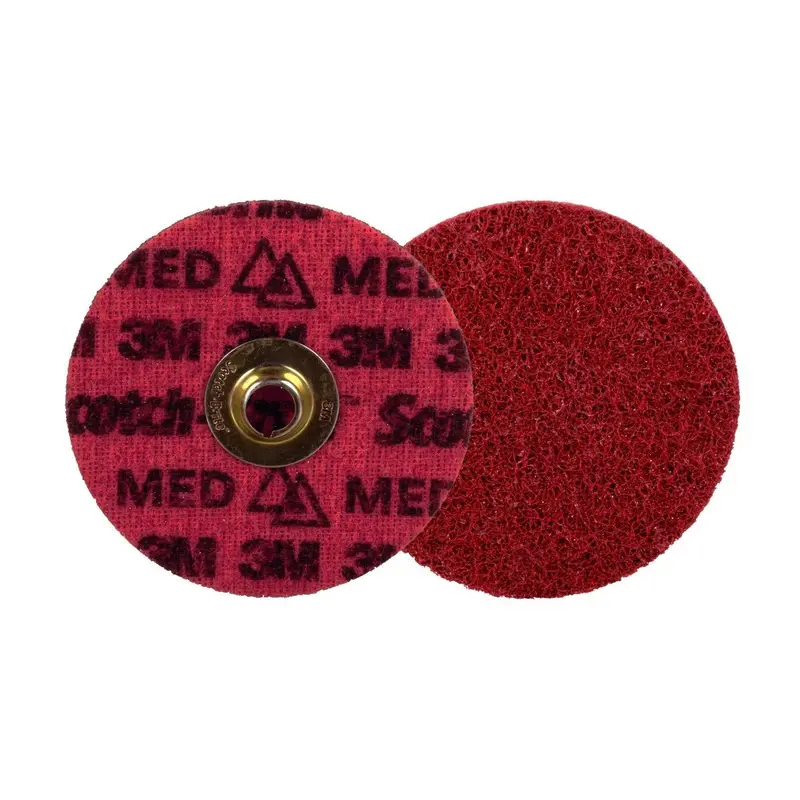 3M Scotch-Brite Pn-Dn Quick-Change Surface Conditioning Disc — Medium Grit, 4.5 In Diameter, 10-Pack 1