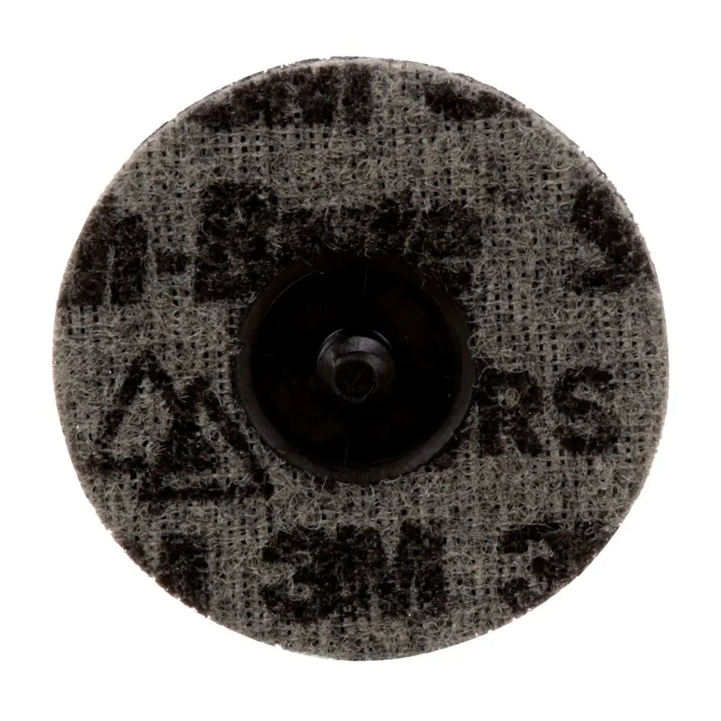 3M Scotch-Brite Pn-Dr Roloc Disc, Extra Coarse Grit, Dark Gray, 3" (7100264198) – 100-Pack Dispenser 1