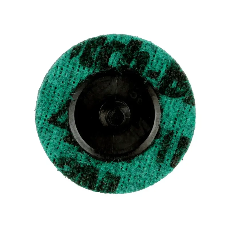 3M Scotch-Brite Pn-Dr Roloc Disc, Fine Grit, Green, 2" (7100264171) – 100-Pack Dispenser 1