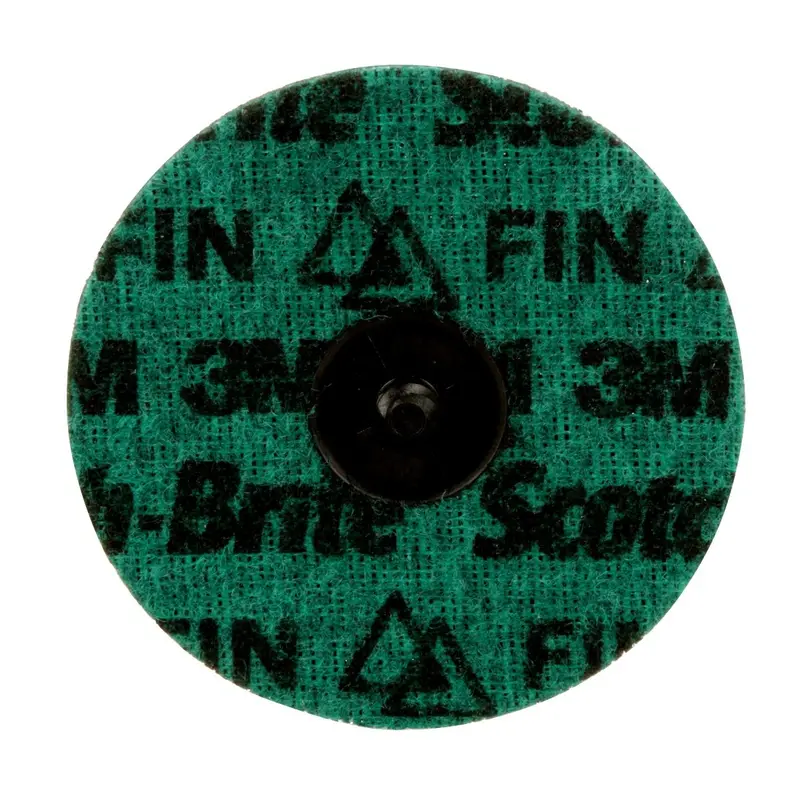 3M Scotch-Brite Pn-Dr Roloc Disc, Fine Grit, Green, 4" (7100264204) – 2,500-Pack Bulk 1