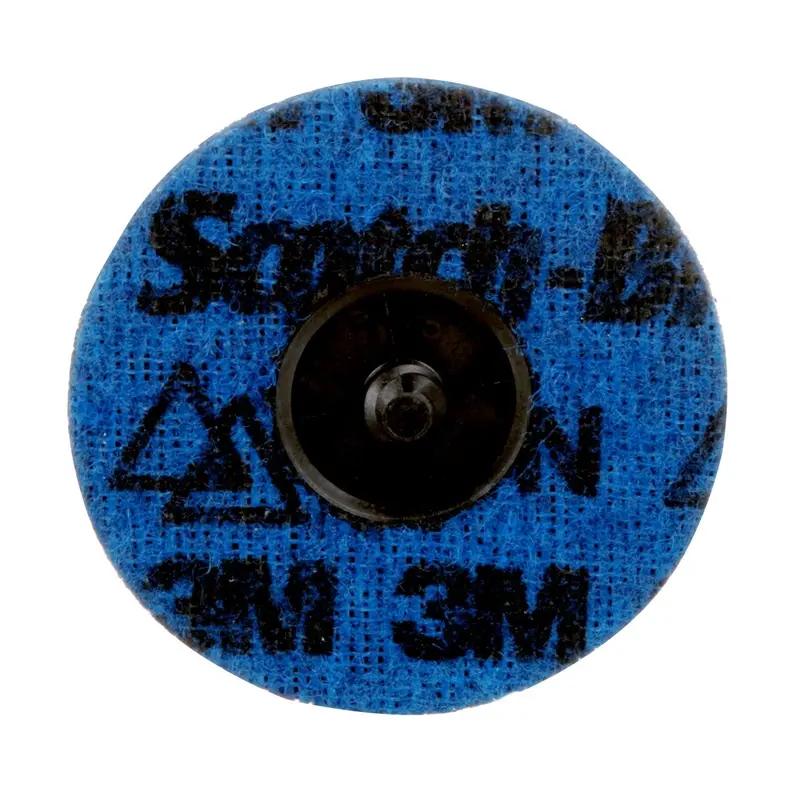 3M Scotch-Brite Pn-Dr Roloc Disc, Very Fine Grit, Blue, 3" (7100264429) – 1,000-Pack Bulk 1