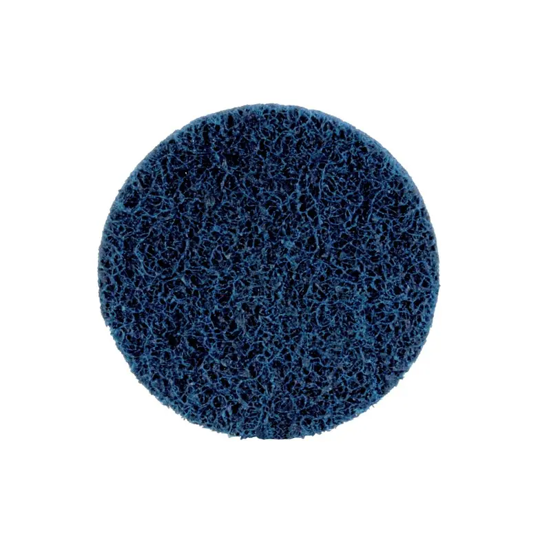3M Scotch-Brite Roloc Pn-Dr Disc — Very Fine Blue Ceramic, 2 In Tr Mount, 100-Count Dispenser Pack 1
