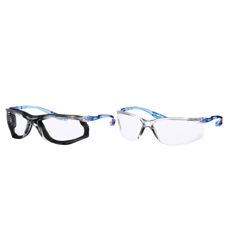 3M Virtua Safety Glasses Vccs01-Fm – Corded Ear Plug Control, Removable Foam Gasket, Anti-Fog/Anti-Scratch, Ansi Z87.1 Clear Lens (7100300574), 100-Pack 1