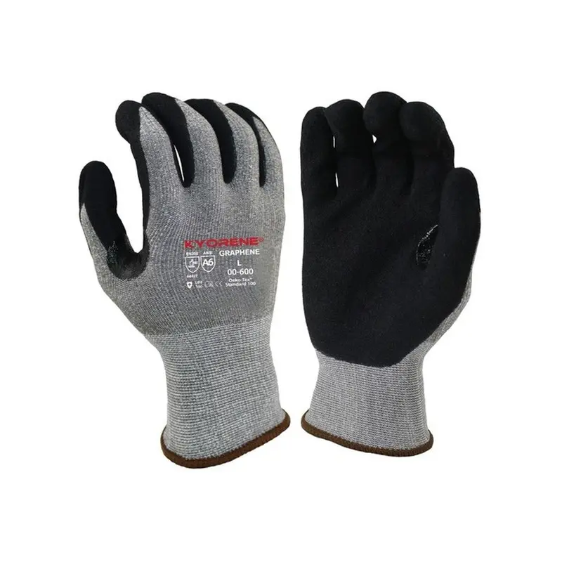 Armor Guys Graphene-Coated Cut-Resistant Gloves – 13-Gauge A6 Protection, Microfoam Nitrile Palm, Xl 1