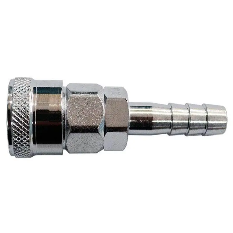 Auzgrip A10205 Nitto-Style 3/8" Barbed Hose Coupler – Durable Air Line Fitting 1