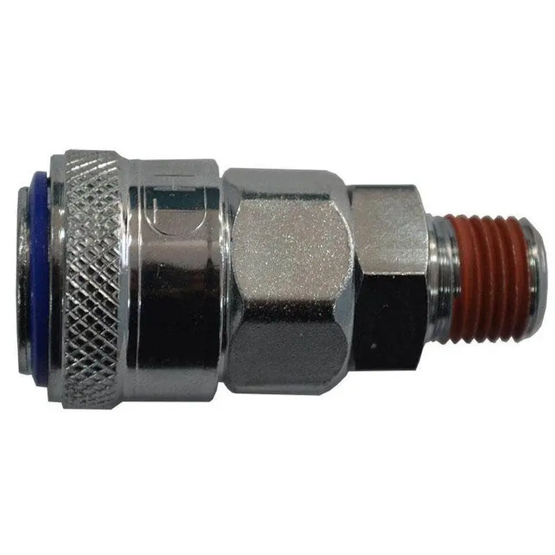 Auzgrip A10232 Nitto-Style 3/8" Male One-Touch Hose Coupler 1