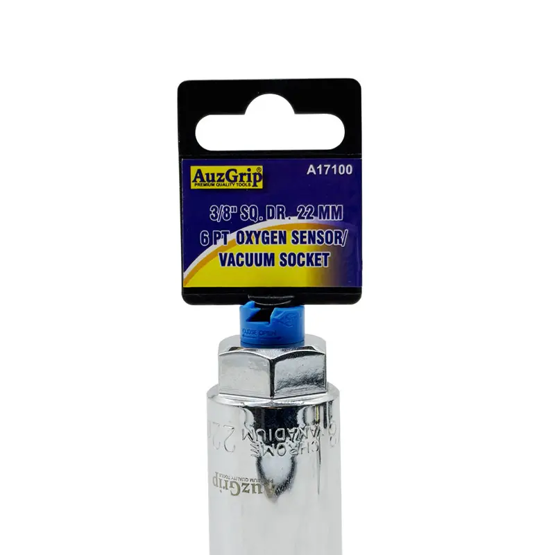 Auzgrip A1700 3/8" Drive 22Mm 6-Point Oxygen Sensor And Vacuum Line Socket 1