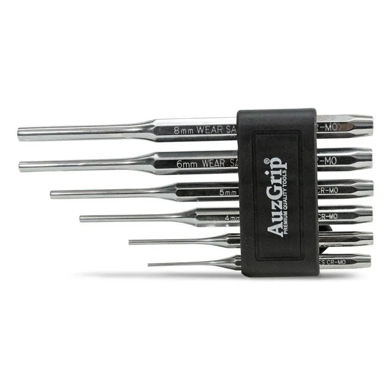 Auzgrip A71420 6-Piece Pin Punch Set – Hardened Alloy Steel 1