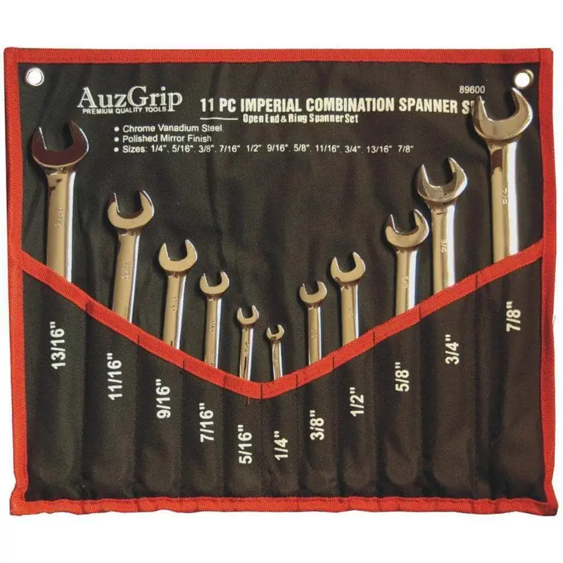 Auzgrip A89600 11-Piece Sae-Only Combination Wrench Set 1