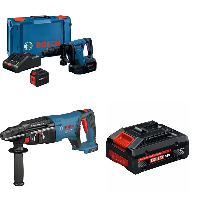Bosch Demo Hammer Starter Kit With Bonus Rotary Hammer And 4Ah Battery 1