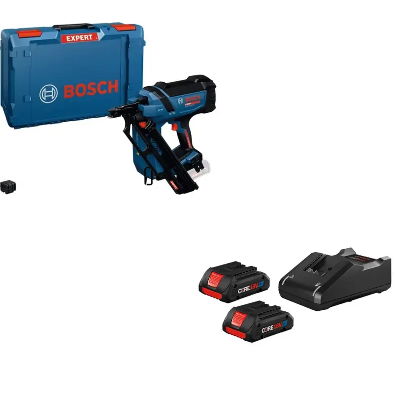 Bosch Exnh18V-90Mdn Heavy-Duty Framing Nailer Kit With Free Starter Kit 1