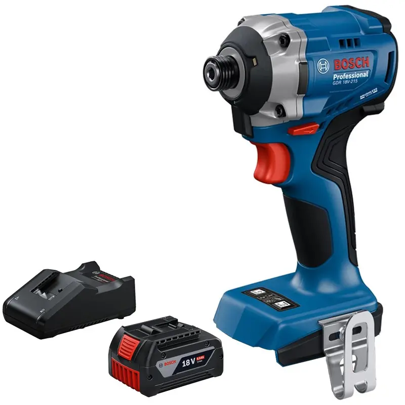 Bosch Gdr 18V-215 Brushless Impact Driver – 18V Cordless, Includes 5.0Ah Battery & Charger 1