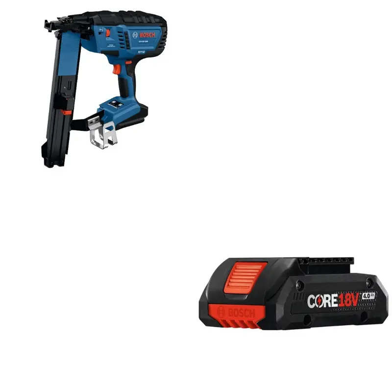 Bosch Gth18V-50Mn Cordless Stapler Kit With Gba18V40 4.0Ah Battery (Free) 1