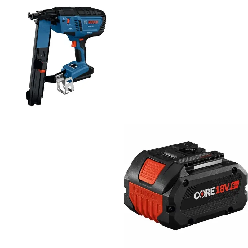 Bosch Gth18V-50Mn Cordless Stapler Kit With Gba18V60 6.0Ah Battery (Free) 1