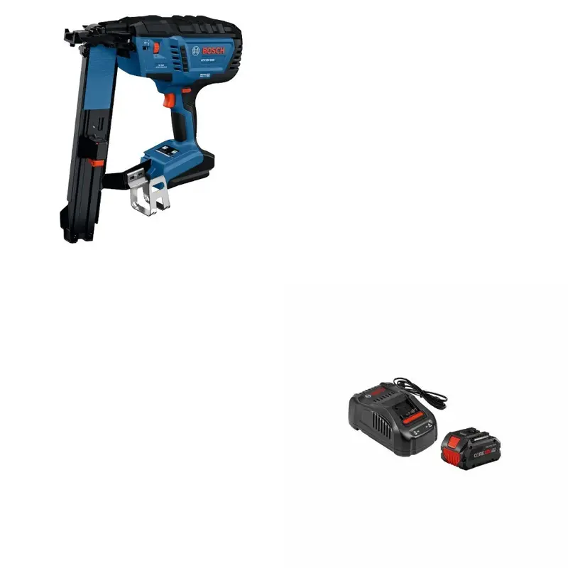 Bosch Gth18V-50Mn Stapler Kit With Gxs18V-12N14 8.0Ah Battery & Charger (Free) 1