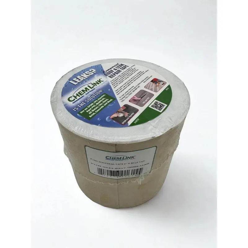 Chem Link F2385 Roofseal Tan Repair Tape – 6" X 50' Self-Adhesive Roof & Leak Sealing Solution 1