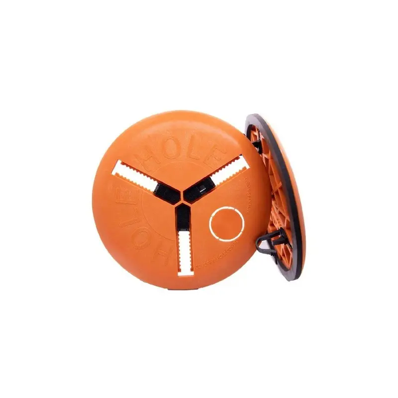 Coverme St10-060 Adjustable Round Cover – 2" To 6" With Integrated Cord Punchout 1