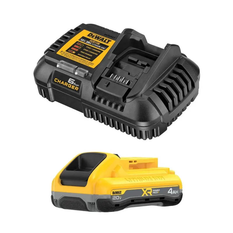 Dewalt Dcb2104-2C 20V Max Xr Powerpack: 4Ah Battery Kit (2 Batteries + 1 Charger) 1