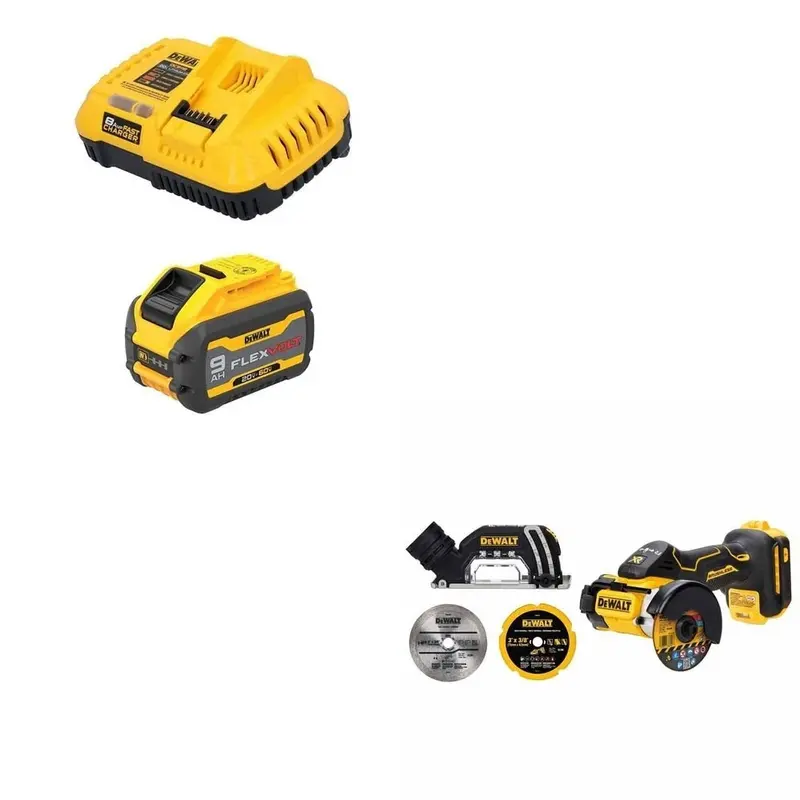 Dewalt Dcb609C 20V Max Battery & Charger Kit With Free Cut-Off Tool 1