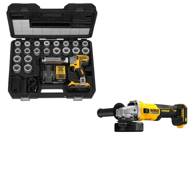 Dewalt Dce151Td1 Cable Stripper Bundle With Free Dcg407B Grinder 1
