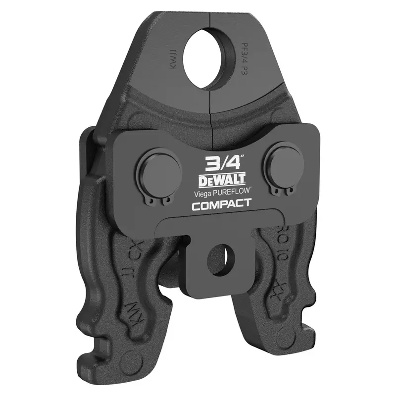 Dewalt Dce216034 3/4" Pex Press Jaw For 20V Max Compact Pureflow Tool 1