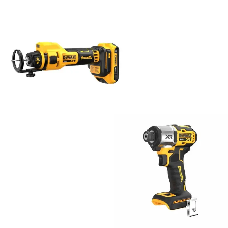Dewalt Dce555D2 Cordless Drywall Screw Gun Kit With Complimentary Dcf845 Impact Driver 1