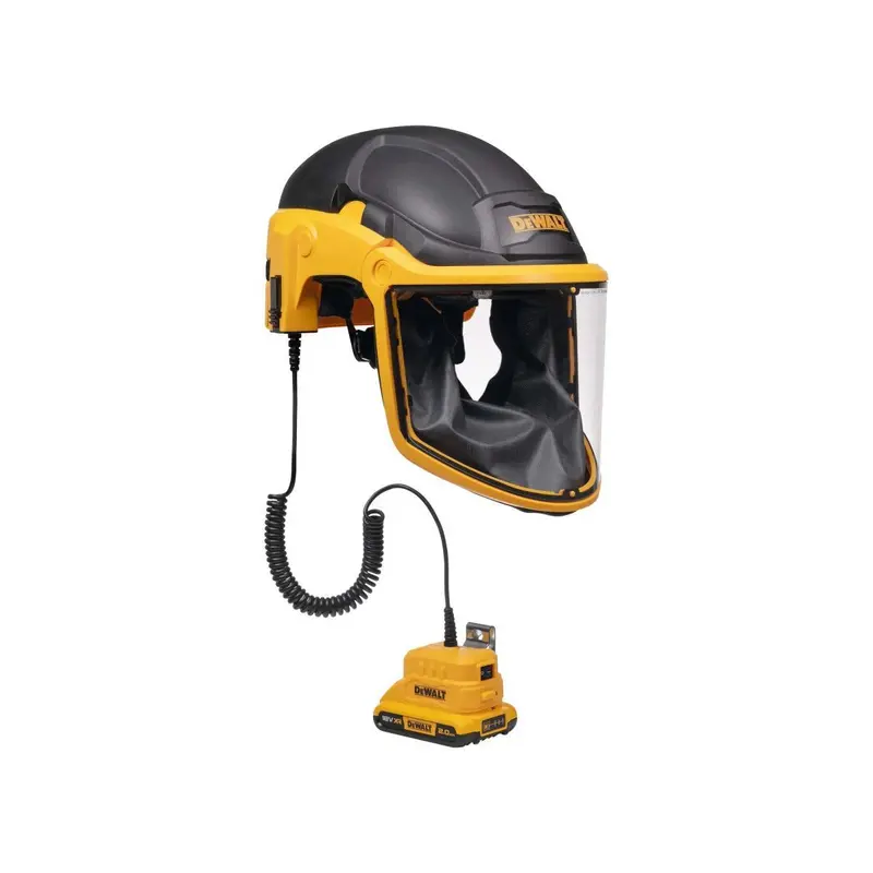 Dewalt Dwrgh2Sb21 Powered Air Purifying Respirator – Hard Hat-Compatible, Includes 2.0Ah Battery & Charger 1