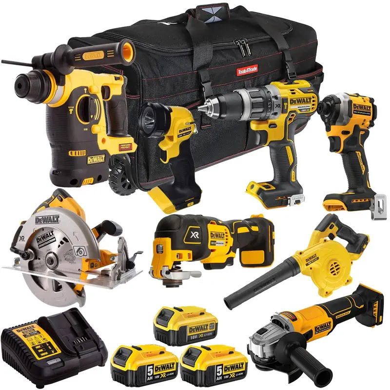 Dewalt T4Tkit-1913 18V Multi-Tool Combo Kit – 8 Items, 3 Batteries & Smart Charger 1