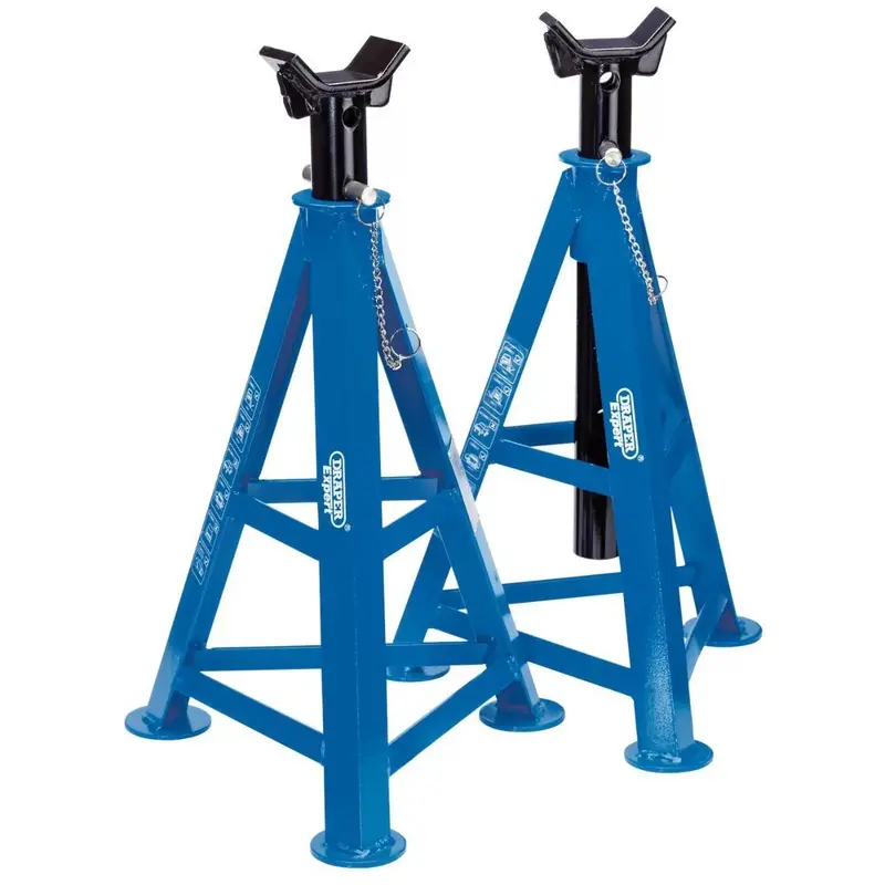 Draper As6000 6-Tonne Axle Stand Pair – Heavy-Duty Vehicle Support (Ref. 54722) 1