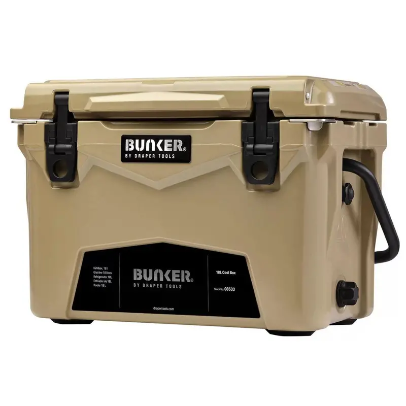 Draper Bcoo1-18 Bunker 18-Litre Portable Cool Box – 12V/24V Vehicle-Compatible Cooler 1