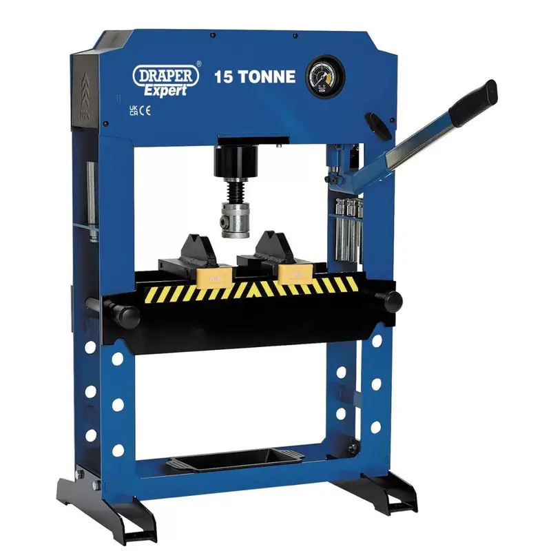 Draper Hbp/15 Expert Hydraulic Bench Press – 15-Tonne Force Capacity (Model 70563) 1