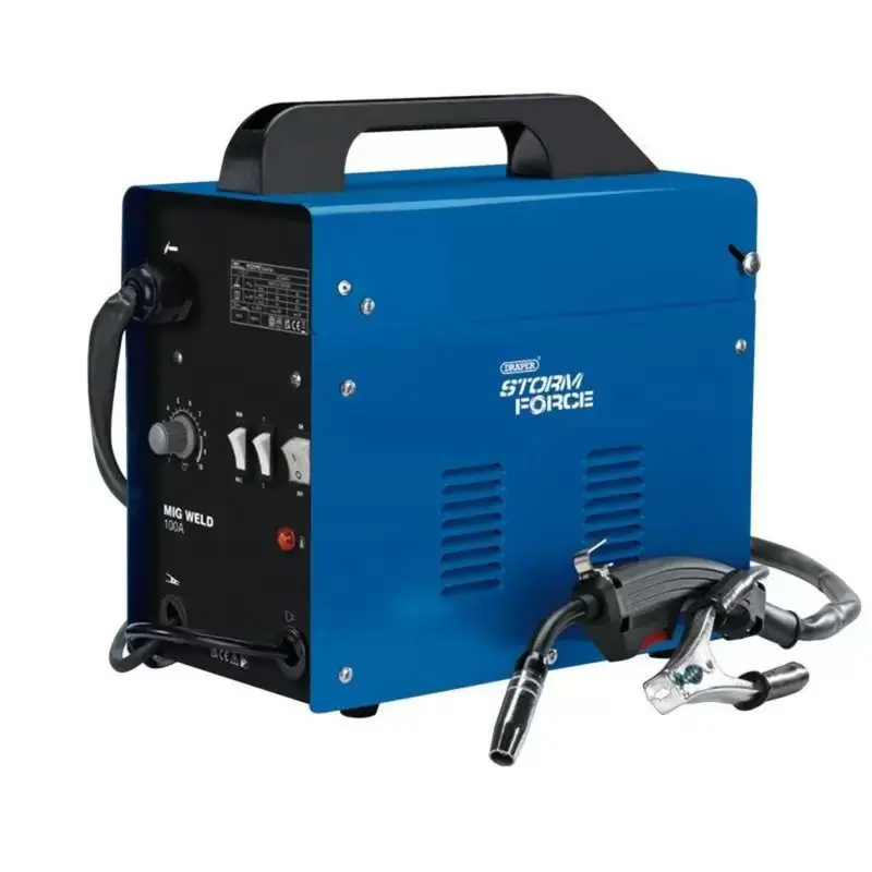 Draper Mig100 Storm Force Gasless Mig Welder – 230V, 100A Portable Welding System 1