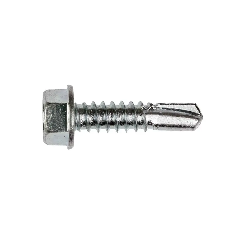 E1B1414B Strong-Wall E Metal Screw – Self-Drilling, Clear-Zinc Coated (2500-Pack) 1