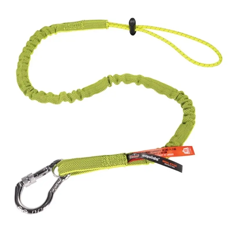 Ergodyne 19003 Squids Tool Lanyard – Single Carabiner, Adjustable 35"–42", 10 Lb Capacity 1