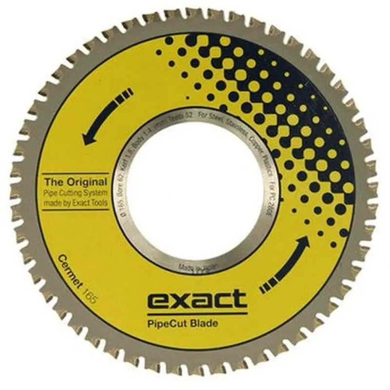 Exact Cermet Arbor Blade – 6-1/2", Optimized For Stainless Steel, 2-7/16" Arbor (1-Pack) 1