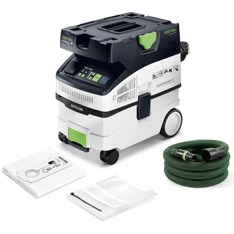 Festool Cleantec Ctm Midi I Ac – 15L M-Class Mobile Dust Extractor, 110V Uk Version (578551) 1
