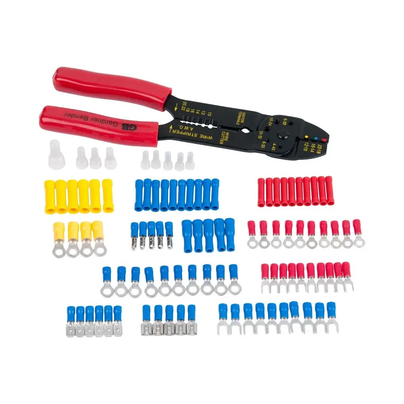 Gardner Bender Gk-15N 100-Piece Terminal Kit With Integrated Stripper/Crimper 1