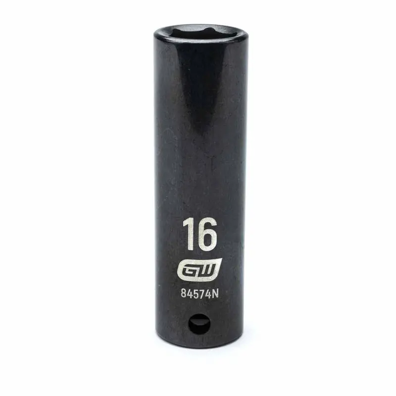 Gearwrench 1/2" Drive 6-Point Deep Impact Socket — 16Mm Metric 1