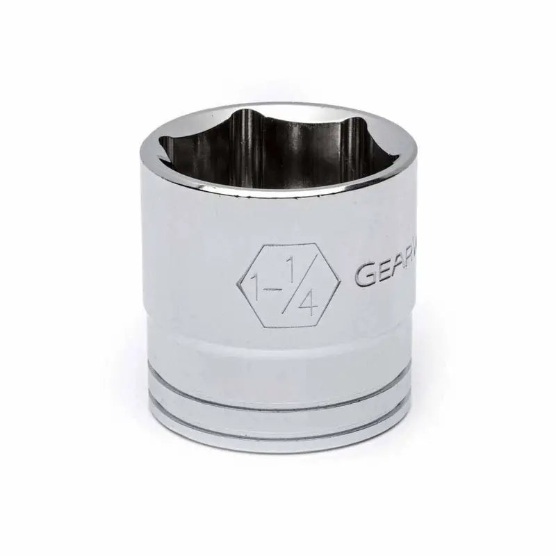 Gearwrench 1/2" Drive 6-Point Sae Socket – 1-1/4" Standard Depth 1