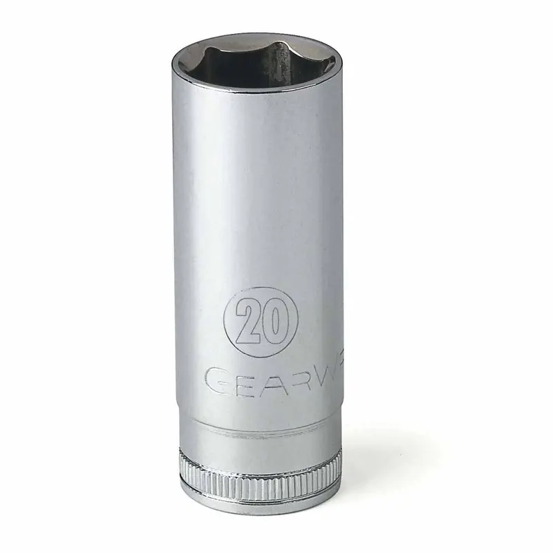 Gearwrench 3/8" Drive 6-Point Deep Socket – 20Mm Metric 1
