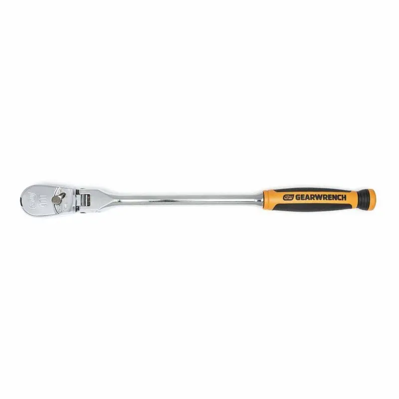 Gearwrench 3/8" Drive 90-Tooth Dual-Material Flex Head Teardrop Ratchet 1